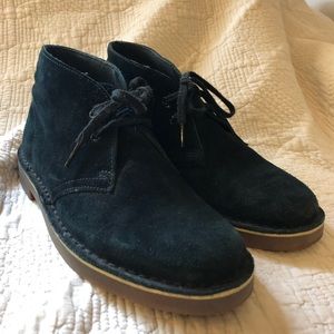 Clark’s Desert boots black suede 8